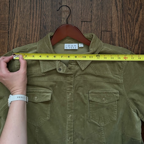 Joan Rivers Cotton Corduroy Shirt - Picture 12 of 12